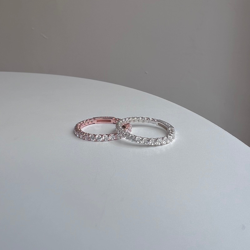 【Moonsee】訂製款✨純銀-滿鑽的愛