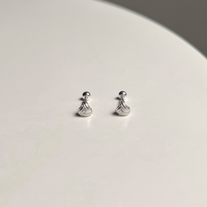 【Moonsee】純銀鎖珠款-小飯糰(單支)