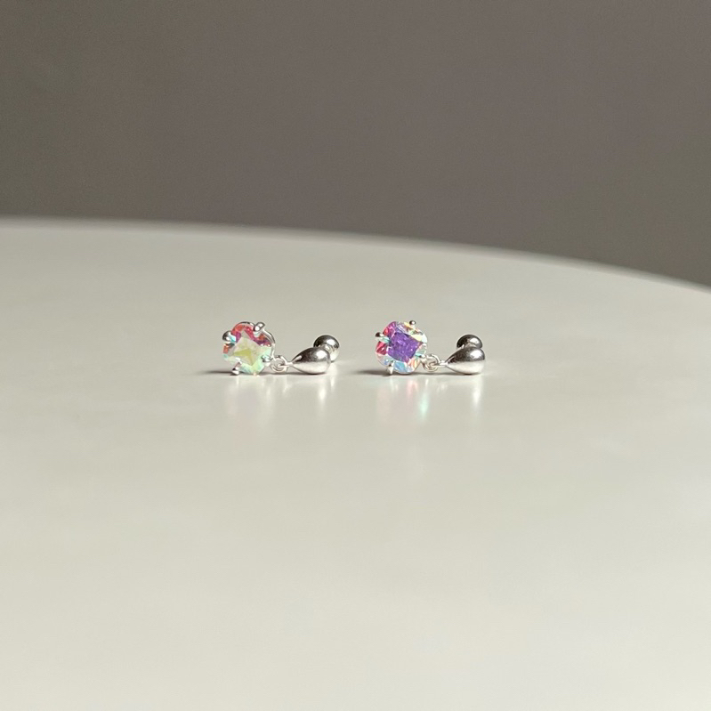 【Moonsee】純銀鎖珠款-獨一無二(單支)