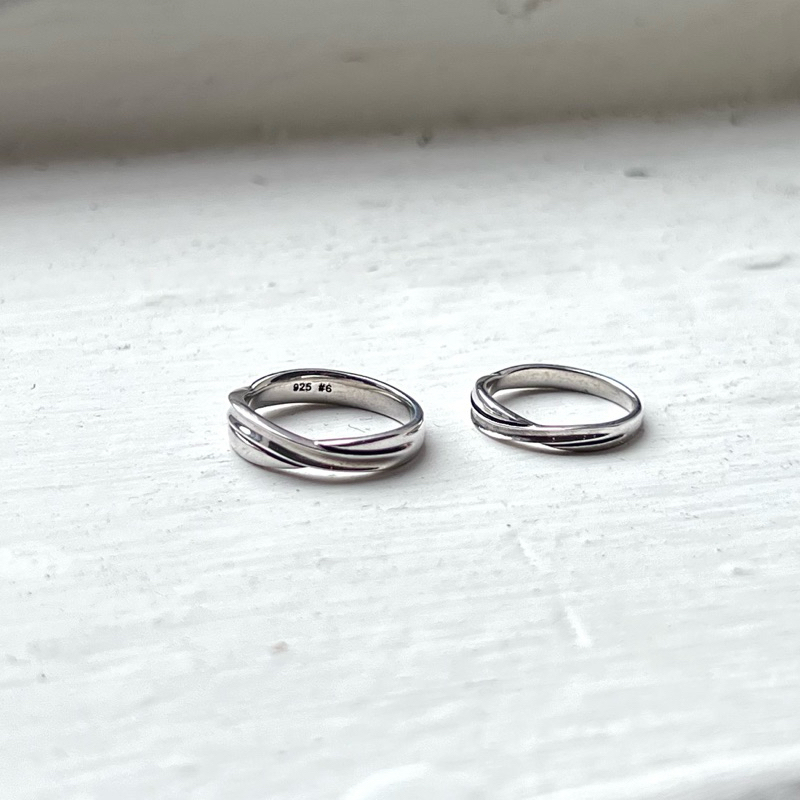 【Moonsee】純銀-老實待著男女對戒